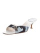 Christian Dior Canvas Camouflage Print Slides