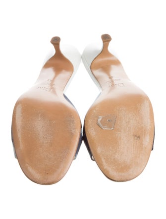 Christian Dior Canvas Camouflage Print Slides