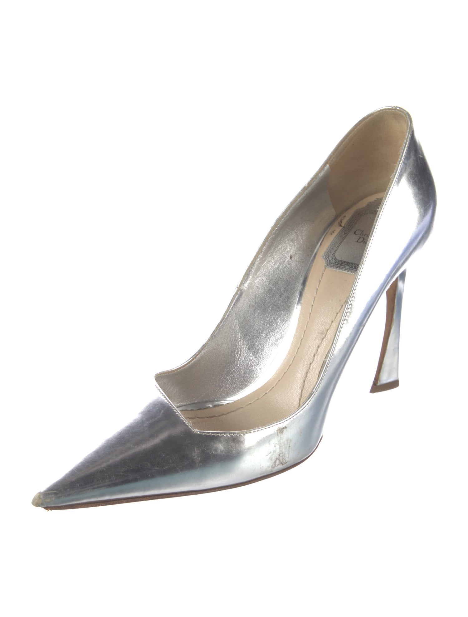 Christian Dior Leather Slingback Pumps
