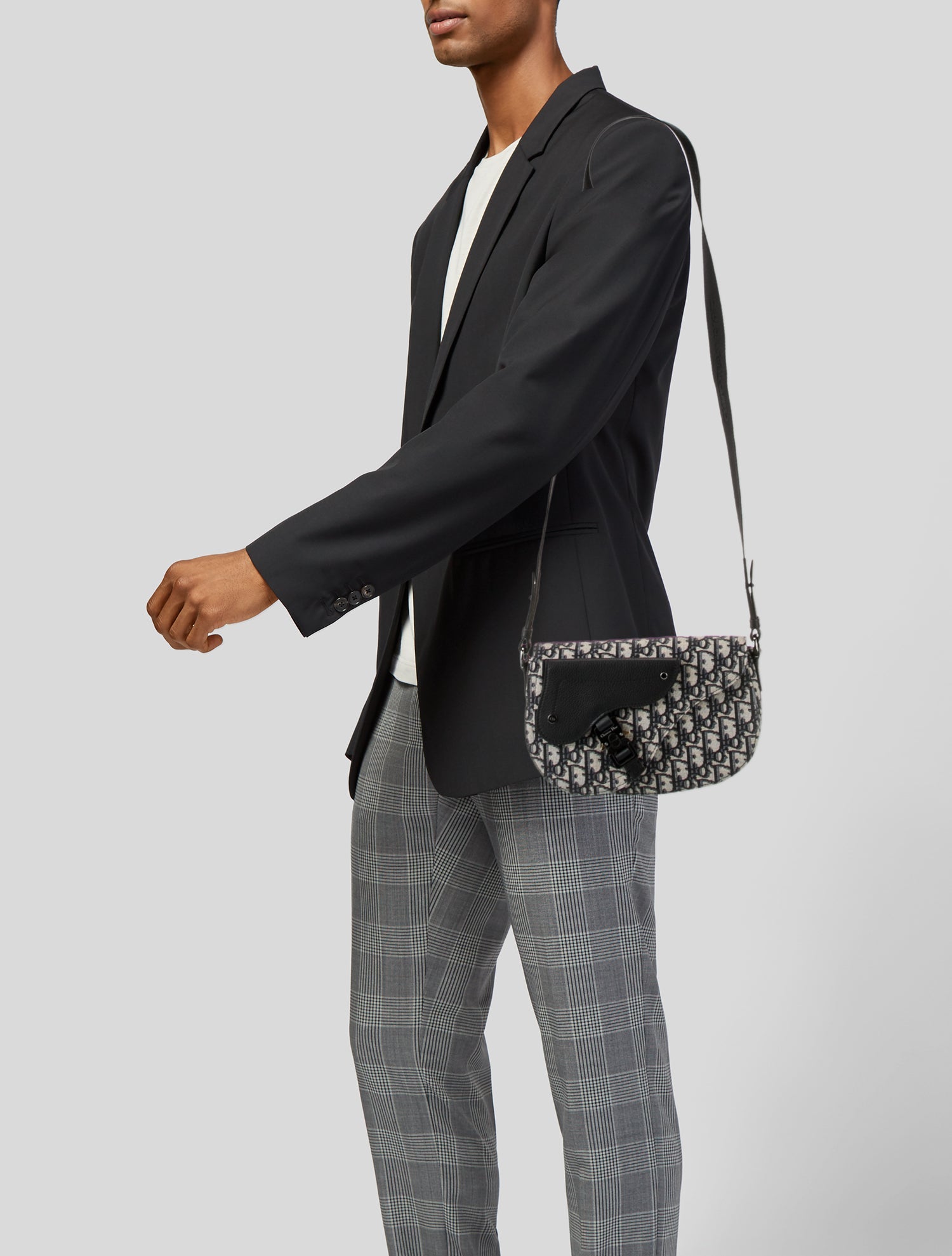 DIOR MEN Oblique Jacquard Christian Dior Saddle 2024