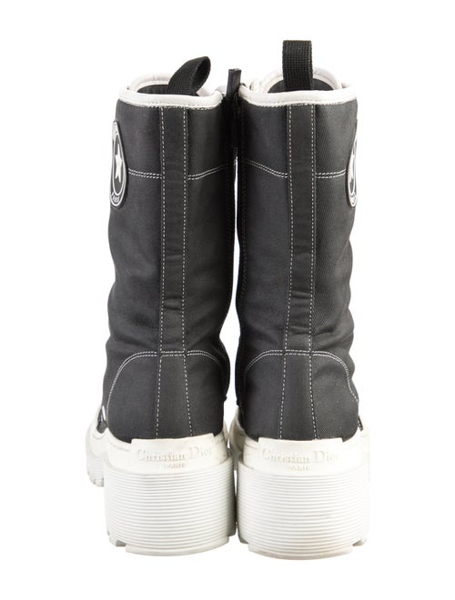 Christian Dior Canvas Combat Boots