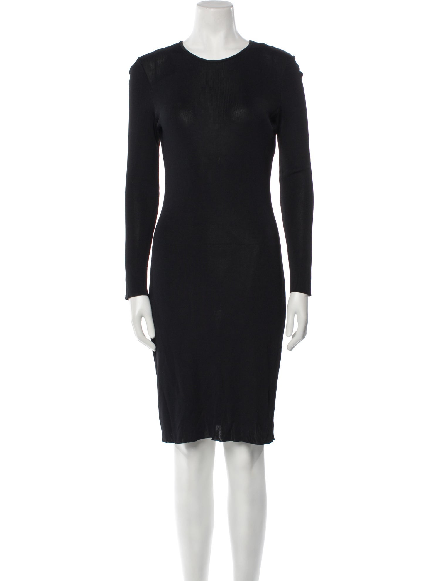 Christian Dior Crew Neck Knee-Length Dress