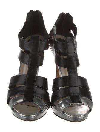 Christian Dior Leather T-Strap Pumps