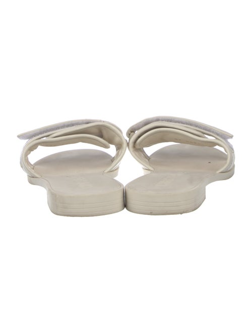 Christian Dior Cannage Pattern Leather Slides