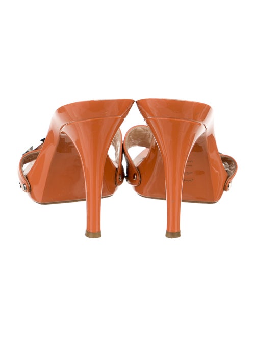 Christian Dior Leather Studded Accents Slides