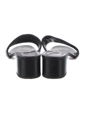 Christian Dior Leather Printed Slides