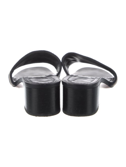 Christian Dior Leather Printed Slides