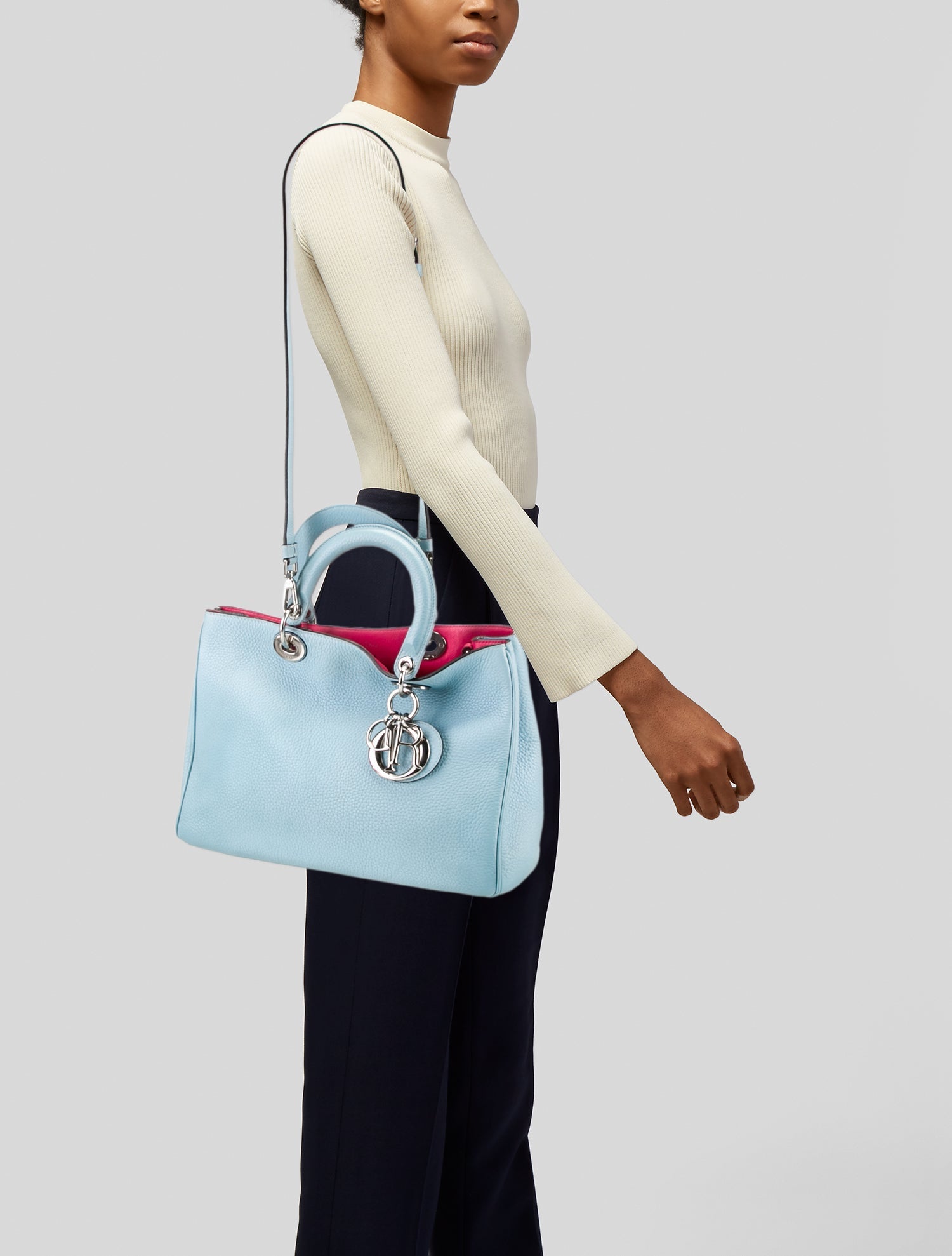 Christian Dior Vintage Surf Chick Shoulder Bag - Blue