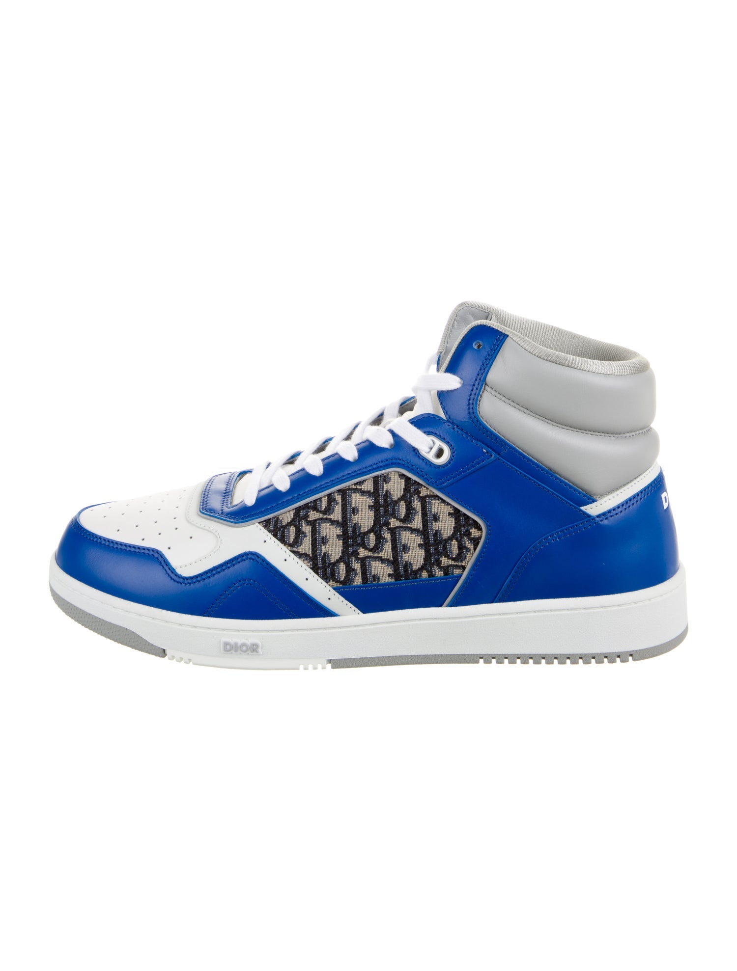 Christian Dior Oblique Jacquard Leather Sneakers