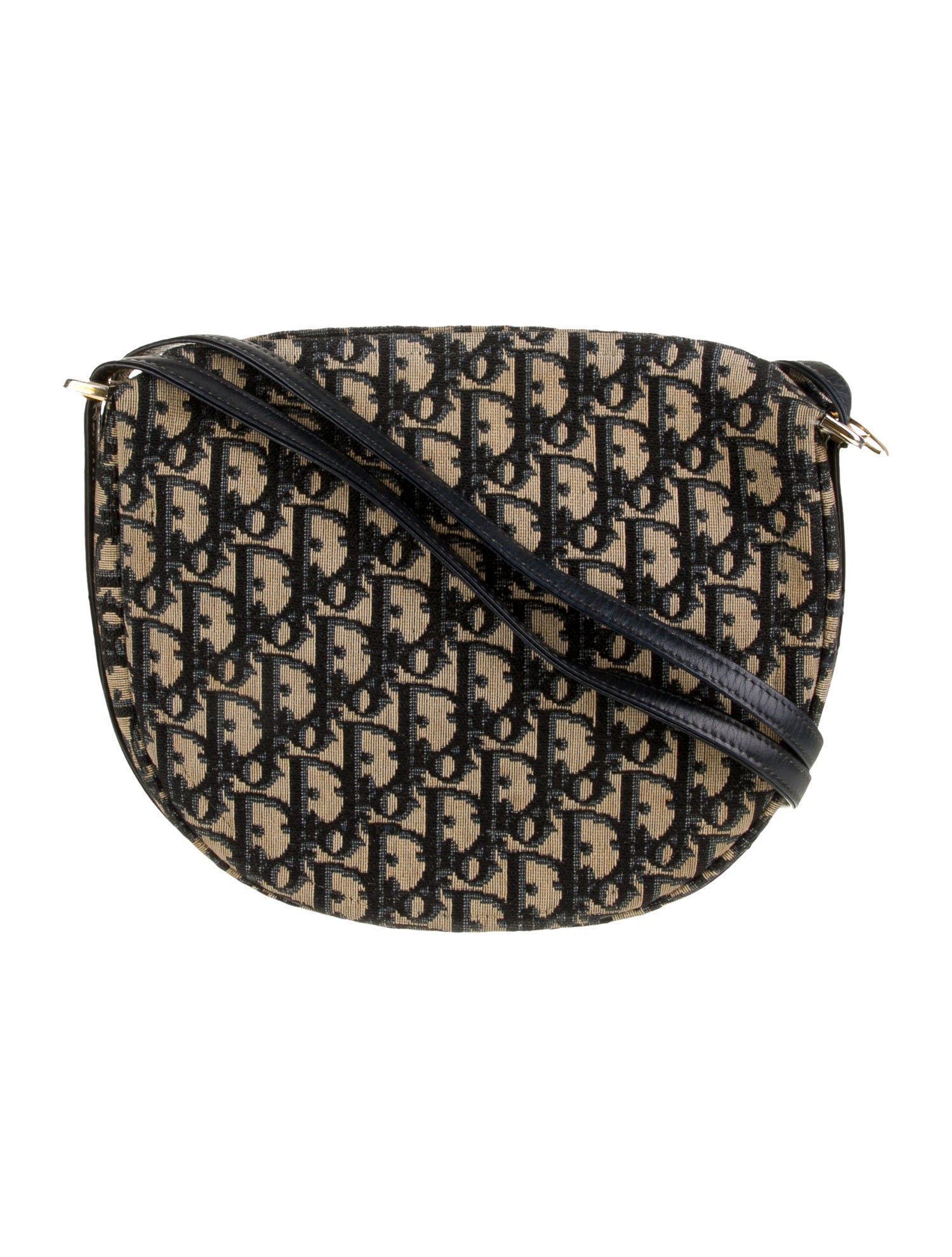 Christian Dior Oblique Jacquard Shoulder Bag Vintage