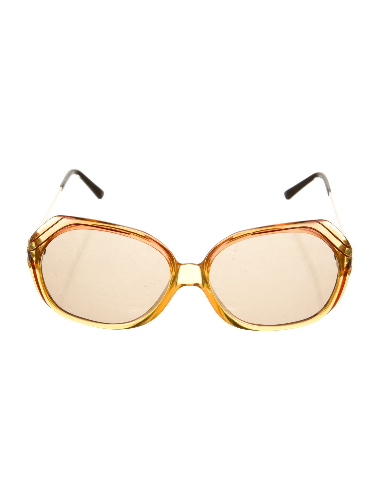 Christian Dior Round Tinted Sunglasses