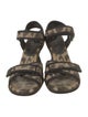 Christian Dior Animal Print Sandals