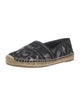 Christian Dior Printed Whipstitch Trim Espadrilles
