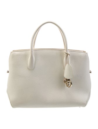Christian Dior Leather Bar Tote Large