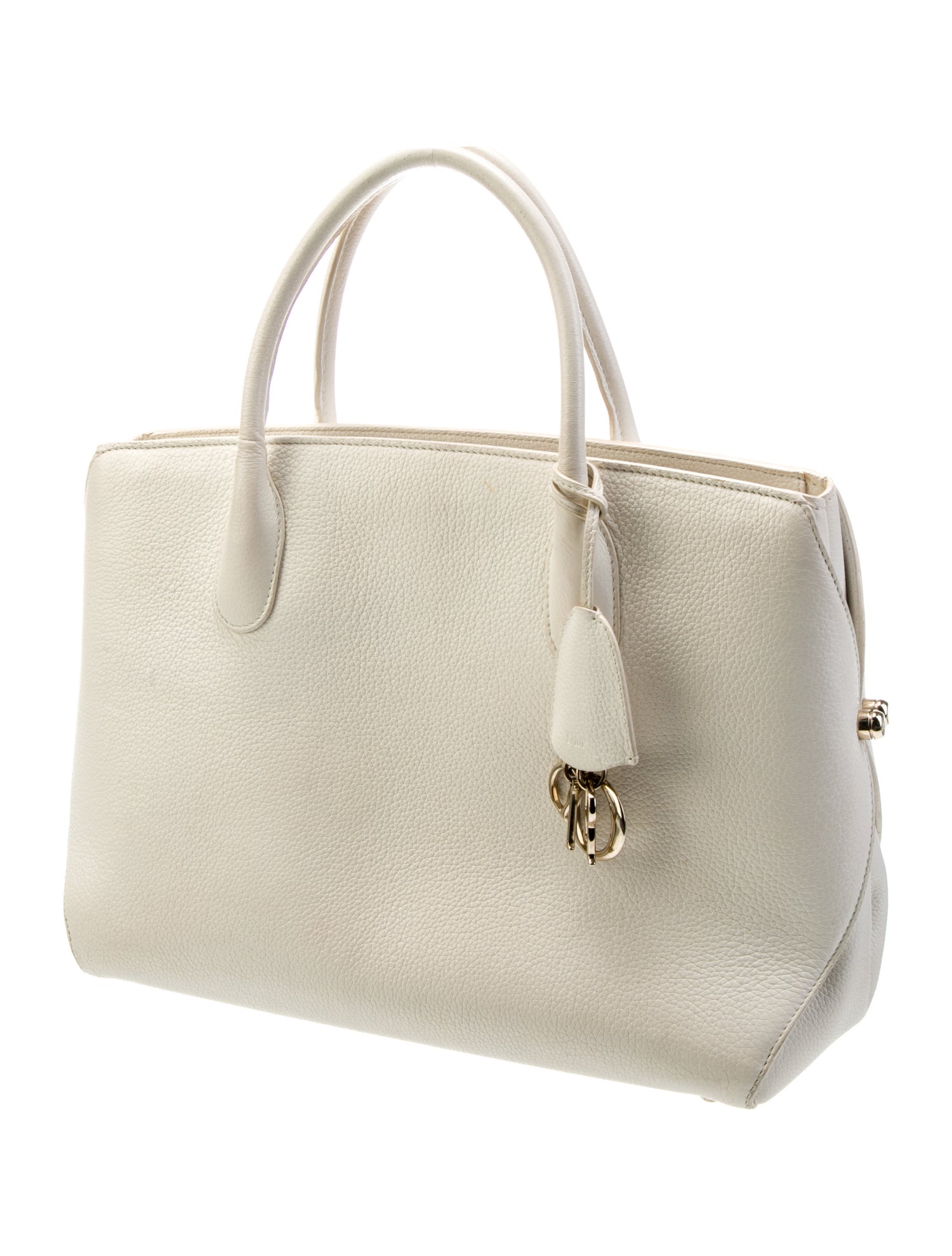 Christian Dior Leather Bar Tote Large