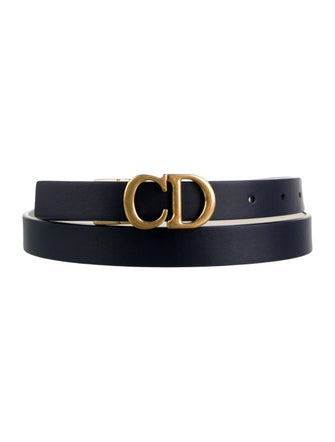 Christian Dior Skinny Leather Belt