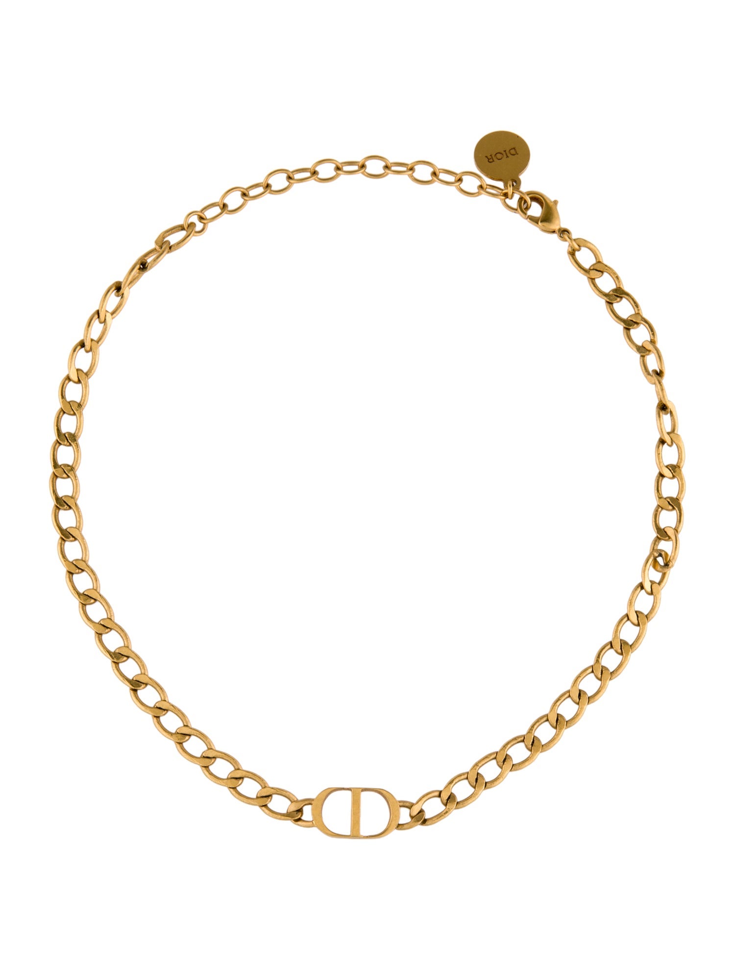 Christian Dior Petit CD Choker Necklace