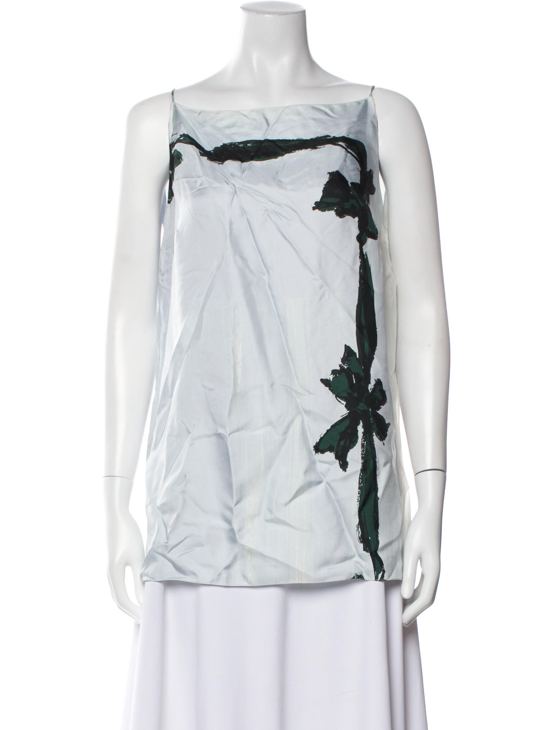 Christian Dior Silk Square Neckline Top w/ Tags