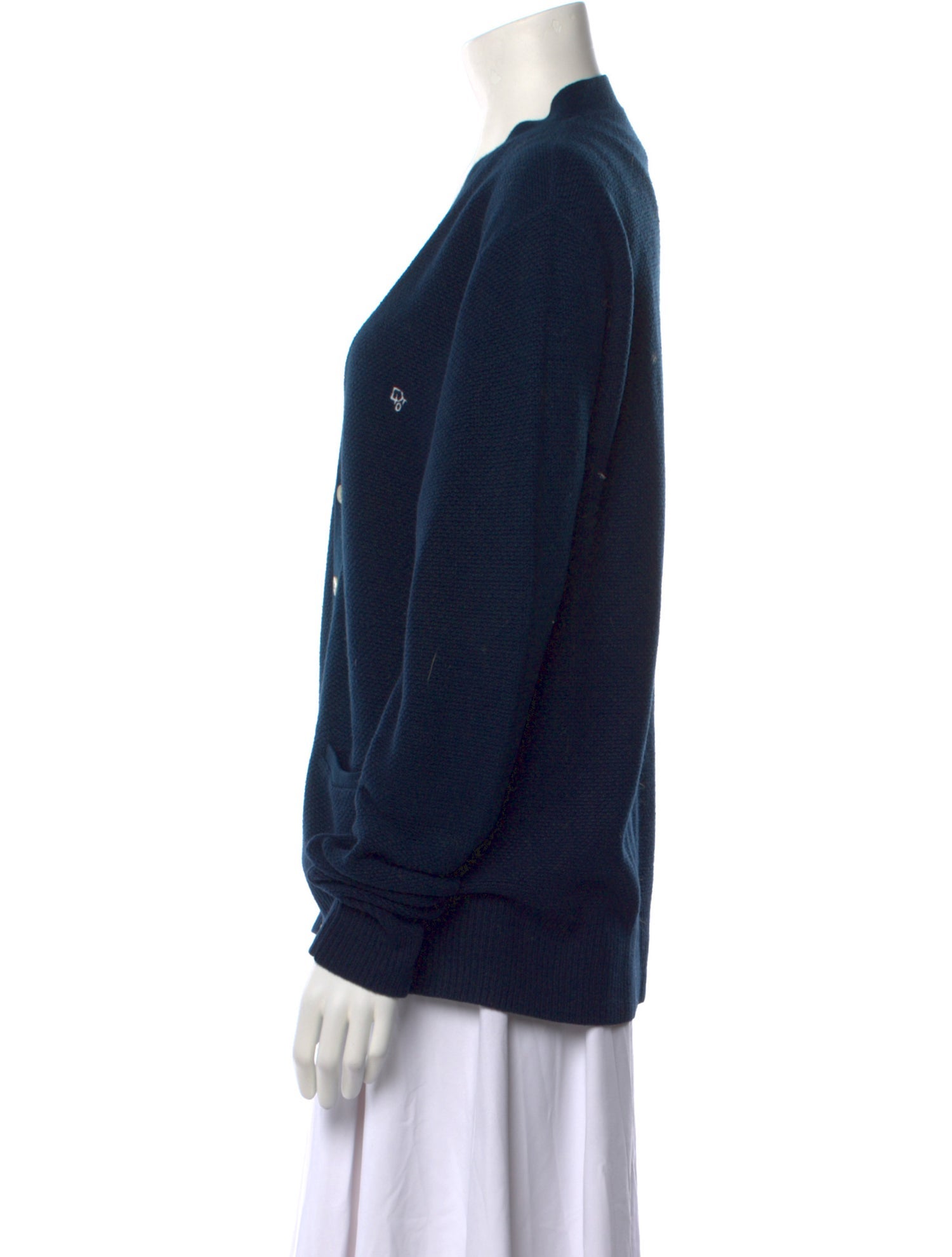 Christian Dior V-Neck Long Sleeve Cardigan