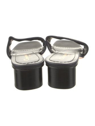 Christian Dior Canvas Printed Slides