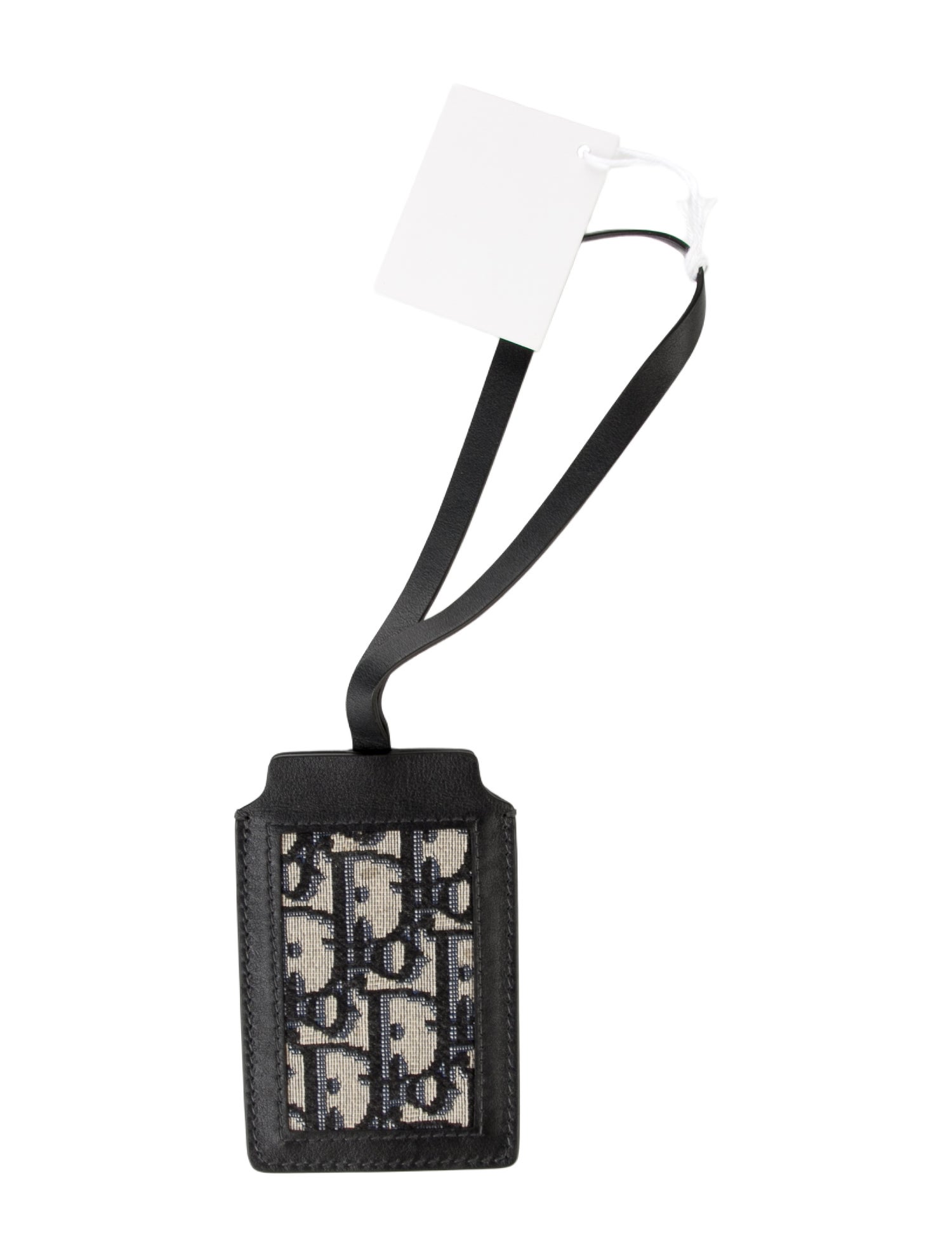 Christian Dior Leather Luggage Tag