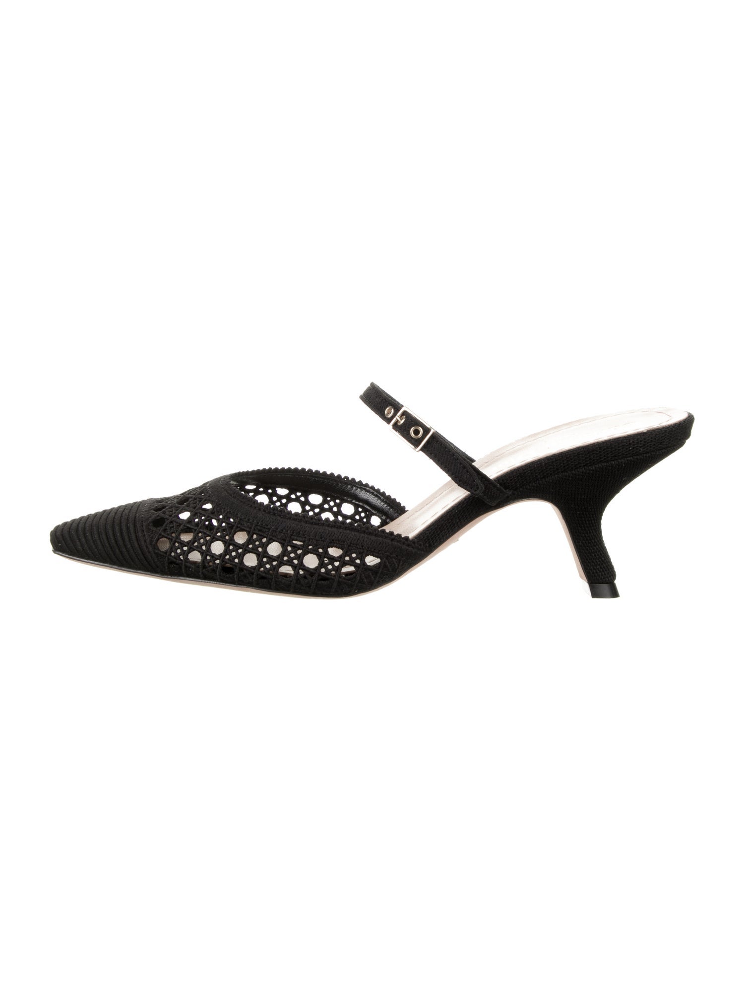 Christian Dior Lace Pattern Mules