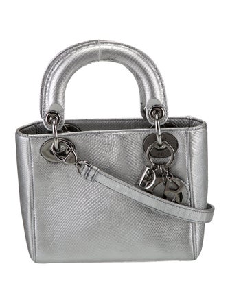Christian Dior Python Lady Dior Micro