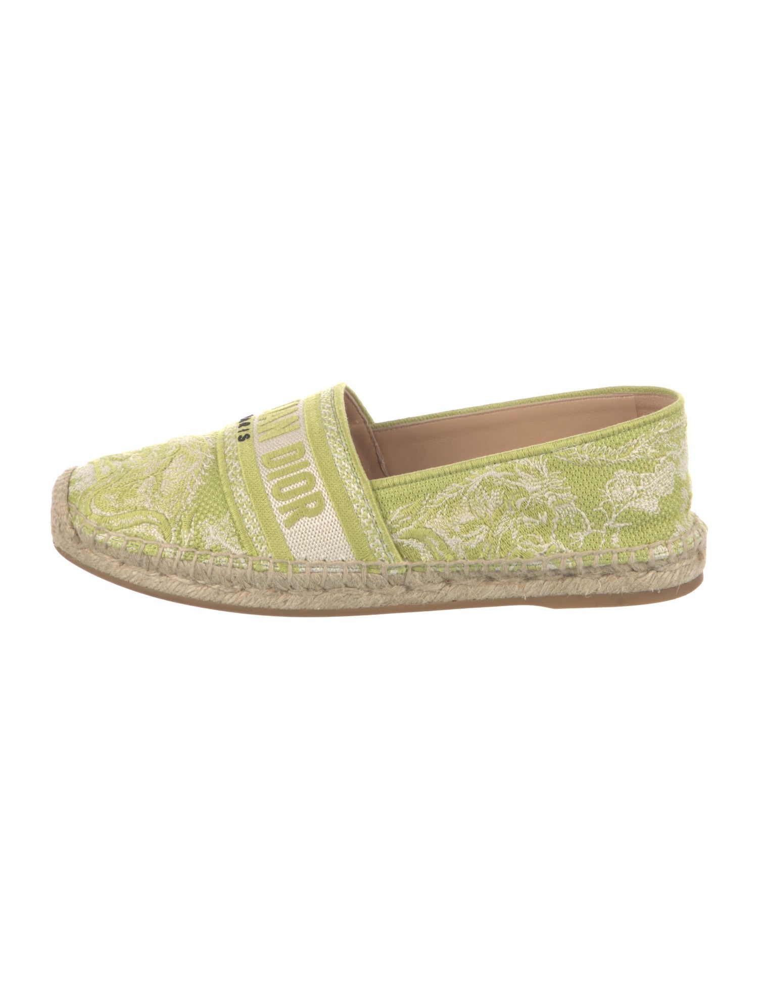 Christian Dior Oblique Jacquard Canvas Espadrilles