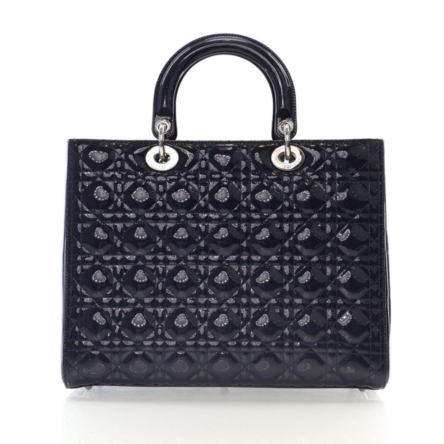 Christian Dior Patent Leather Lady Dior Large