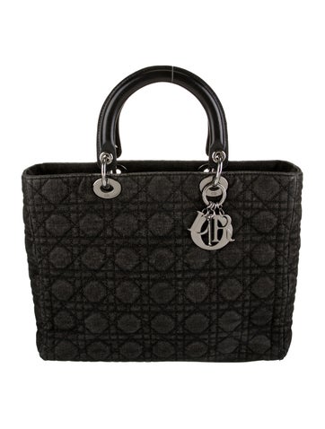 Christian Dior Handle Bags Cannage Lady