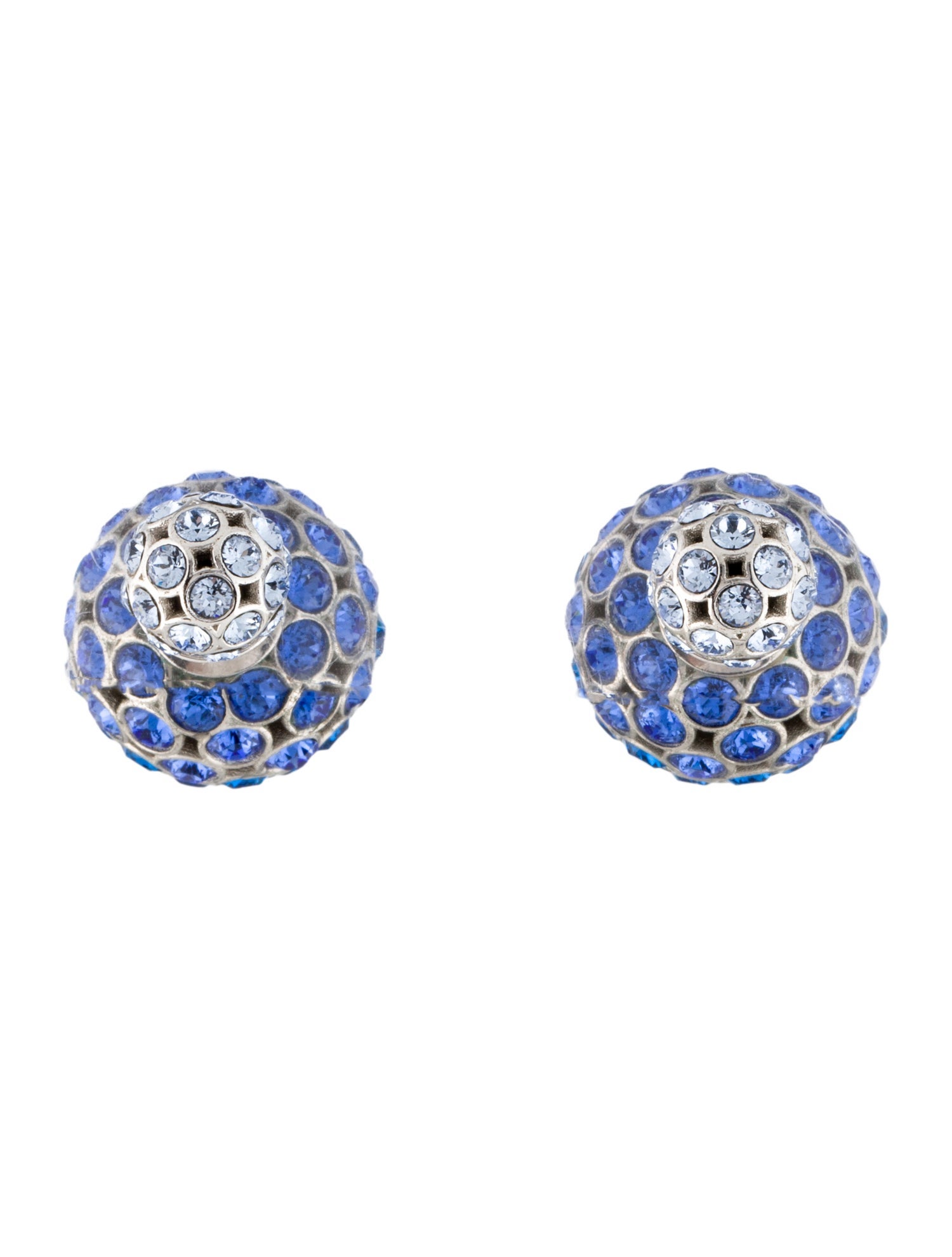 Christian Dior Crystal Mise en Dior Tribales Stud Earrings