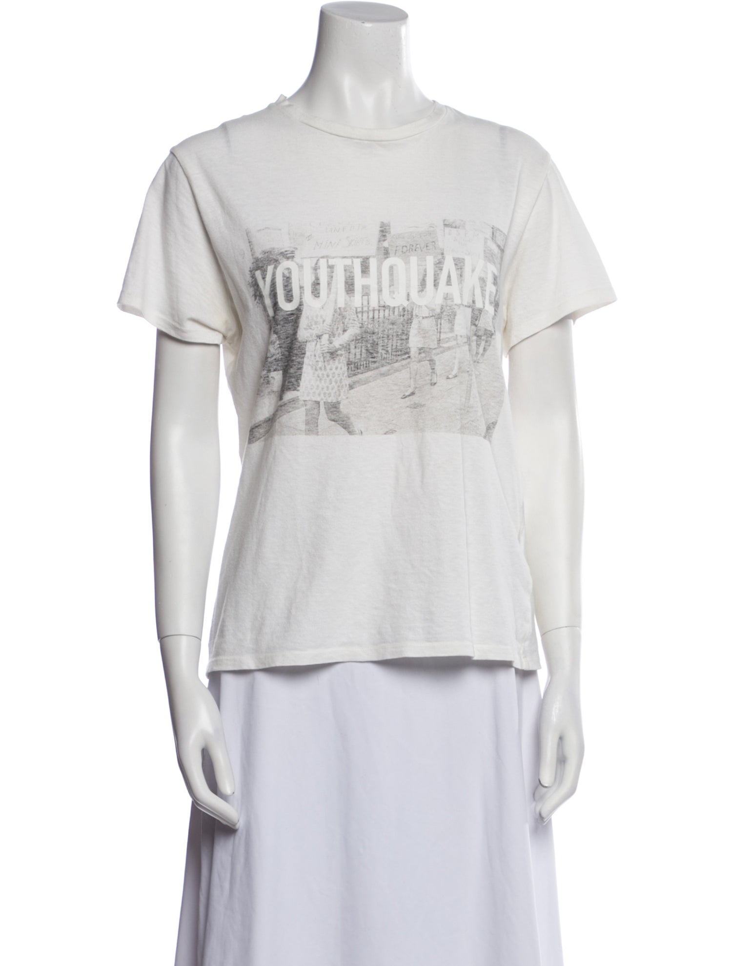 Christian Dior Graphic Print Crew Neck T-Shirt