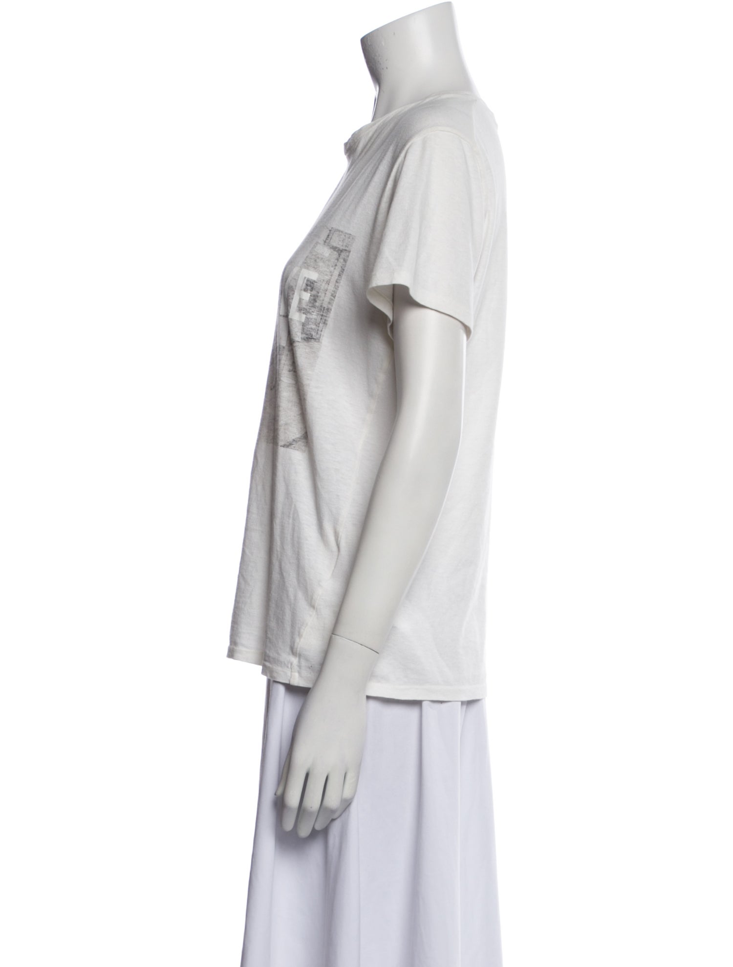 Christian Dior Graphic Print Crew Neck T-Shirt