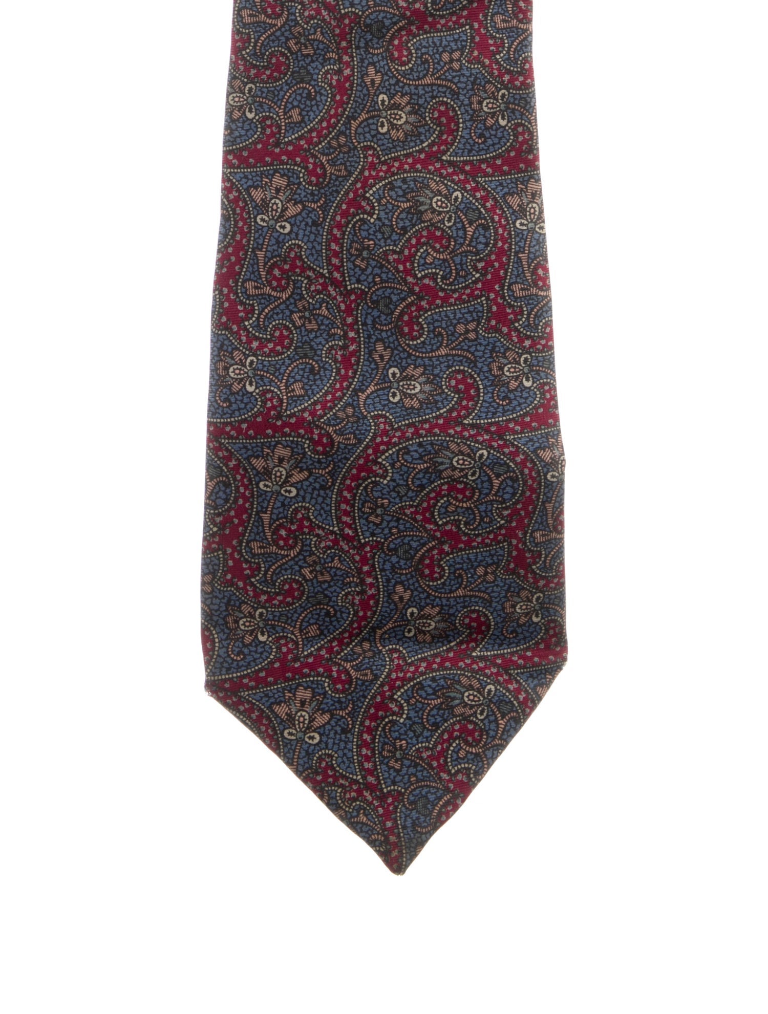 Christian Dior Pattern Print Silk Tie