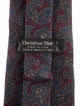 Christian Dior Pattern Print Silk Tie
