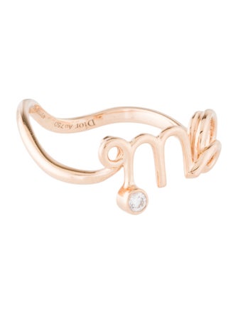 Christian Dior 18K Diamond 'Oui' Dioramour Ring