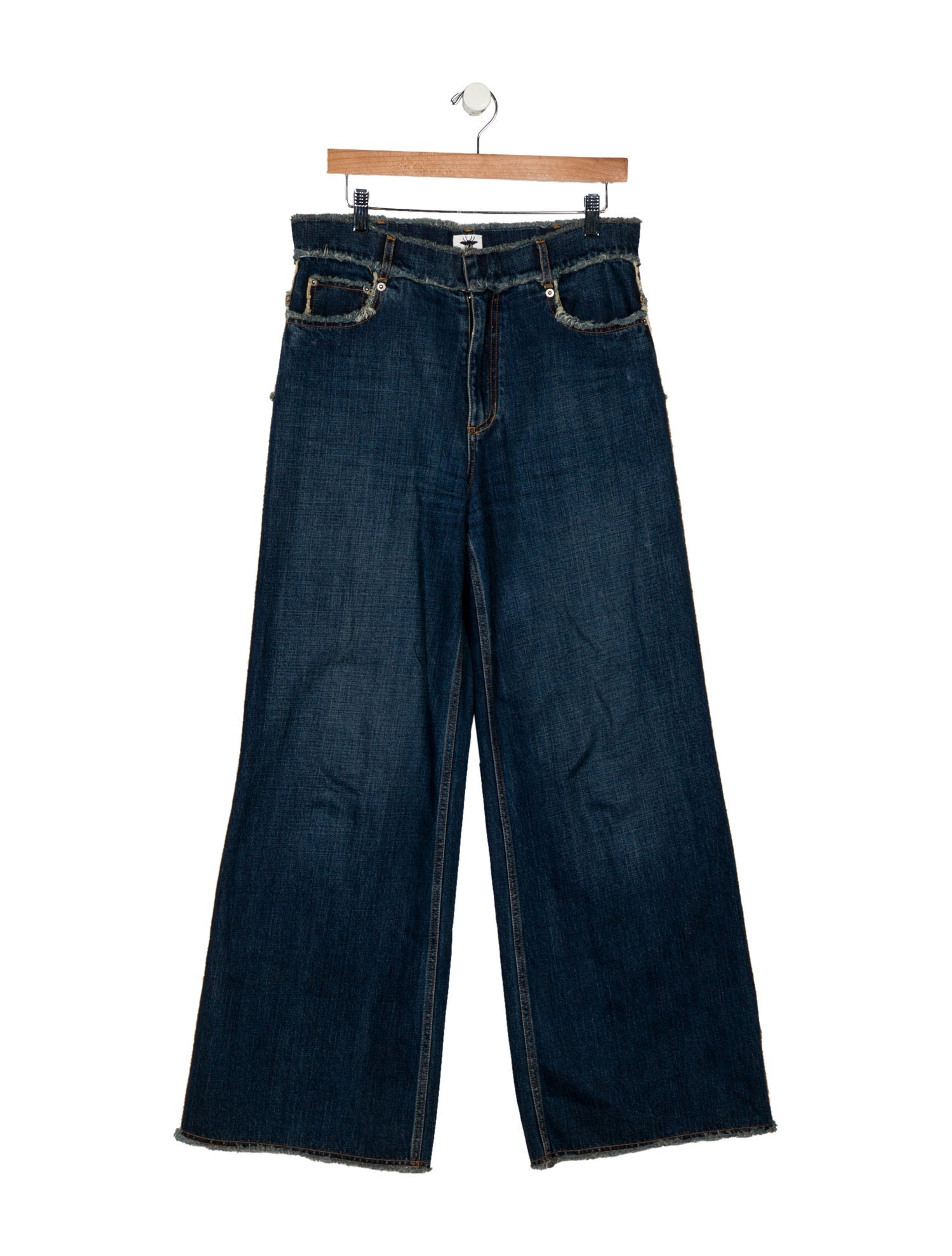 Christian Dior High-Rise Wide Leg Jeans