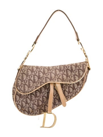 Christian Dior Shoulder Bags Diorissimo Saddle Vintage