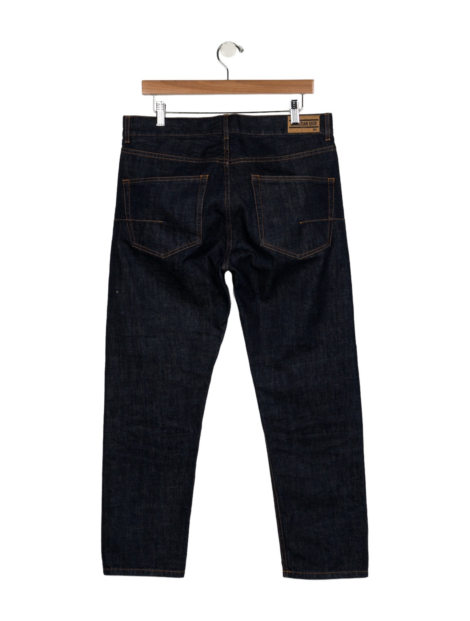 Christian Dior Mid-Rise Straight Leg Jeans