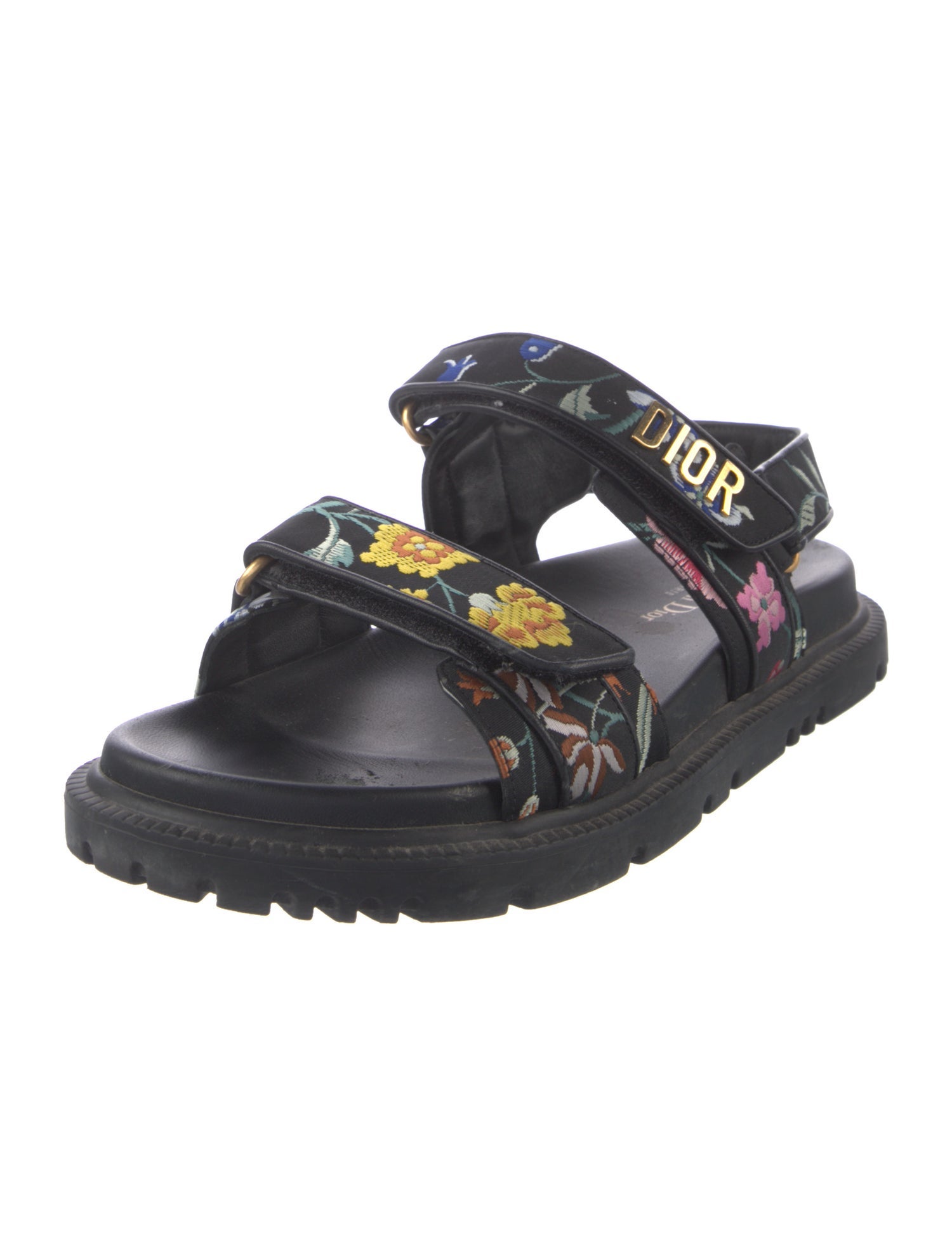 Christian Dior Floral Print Espadrilles