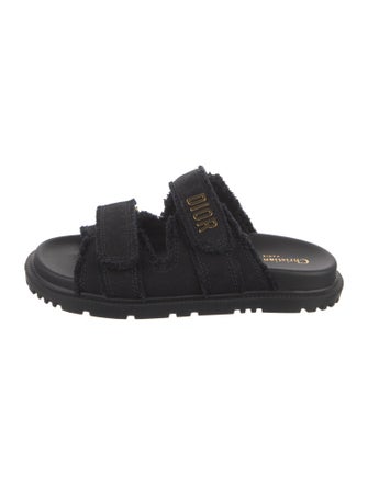 Christian Dior Canvas Slides