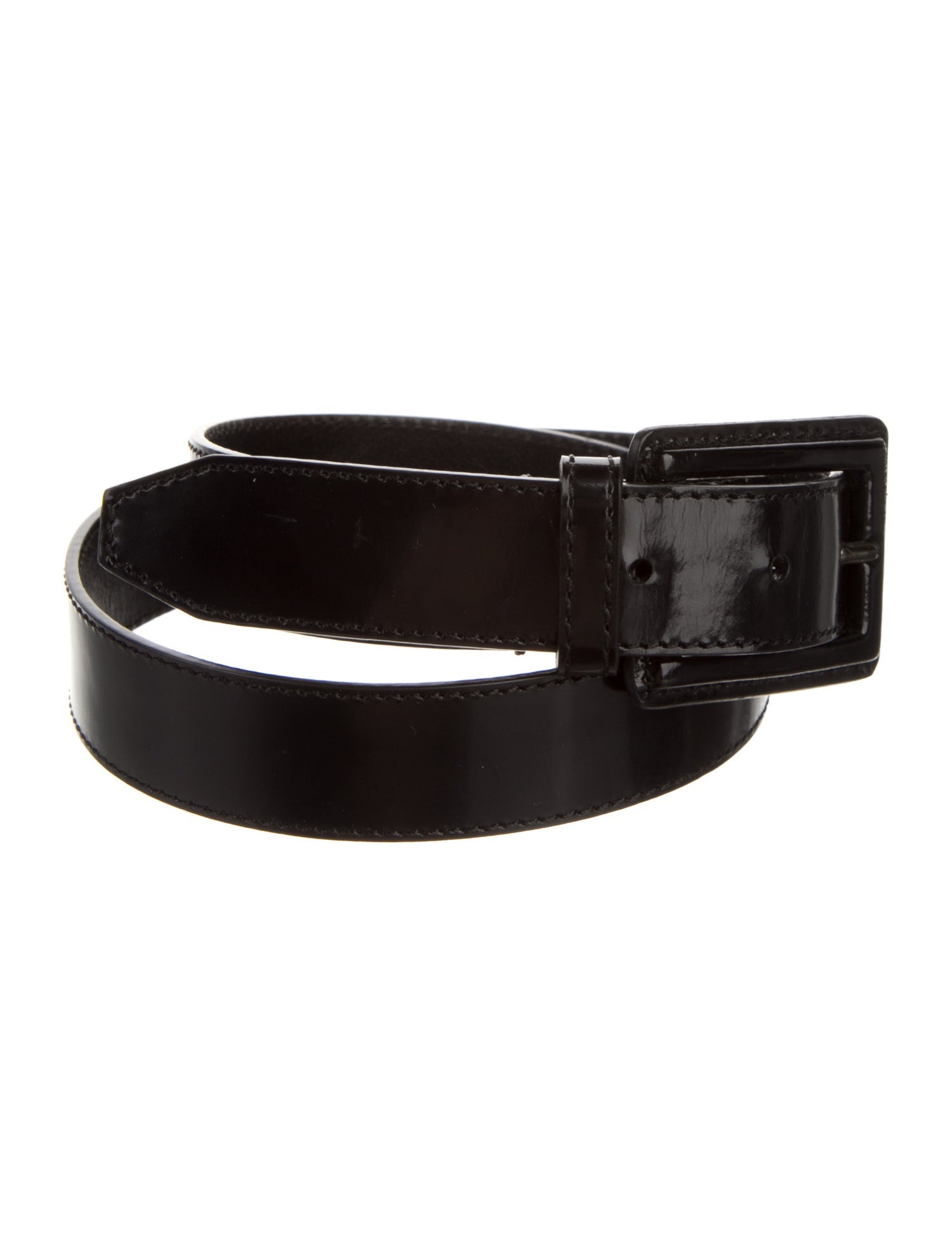 Christian Dior Skinny Patent Leather Belt