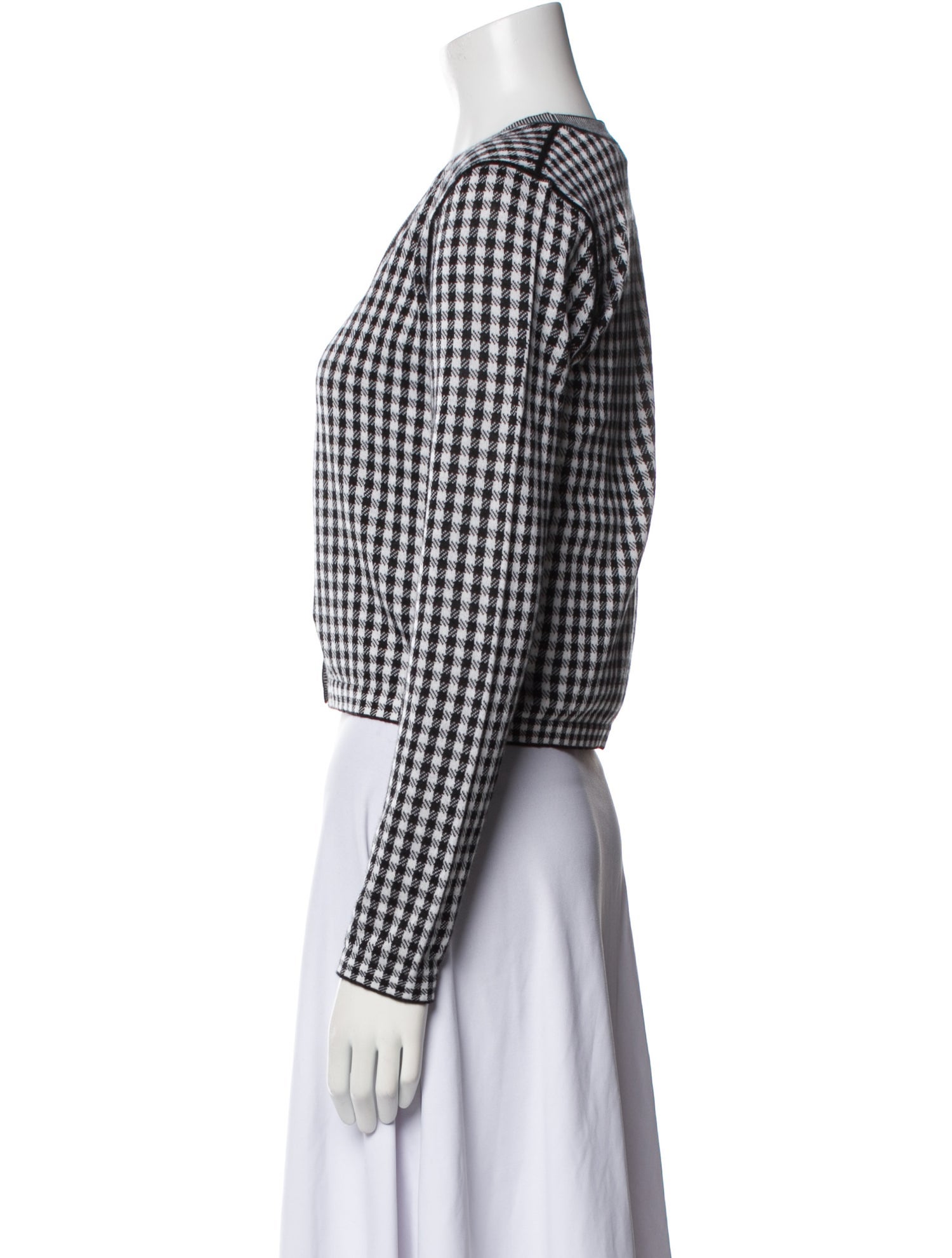 Christian Dior Cashmere Plaid Print Set