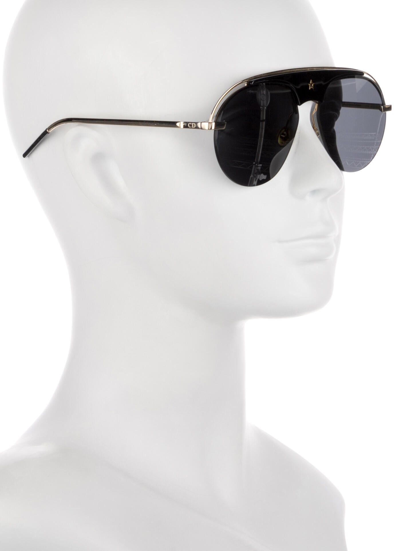 Christian Dior Aviator Tinted Sunglasses