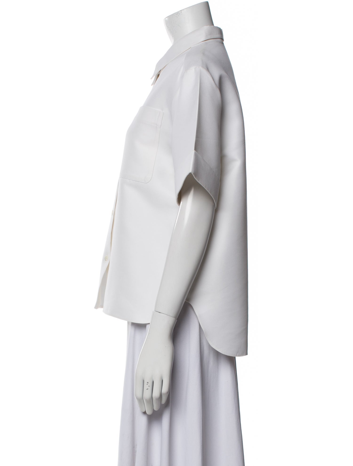 Christian Dior 2016 Short Sleeve Button-Up Top