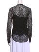 Christian Dior Silk Lace Pattern Top