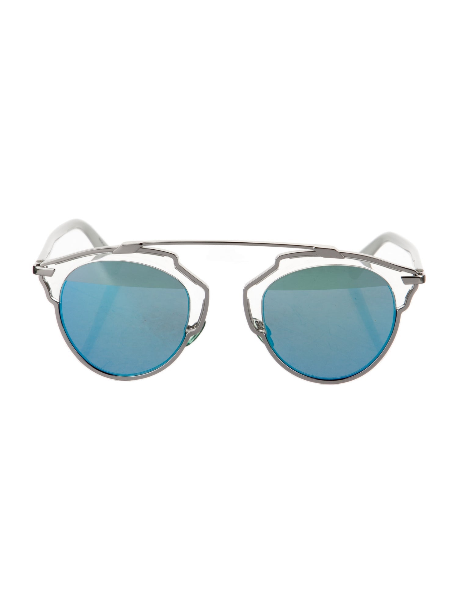 Christian Dior Round Mirrored Sunglasses