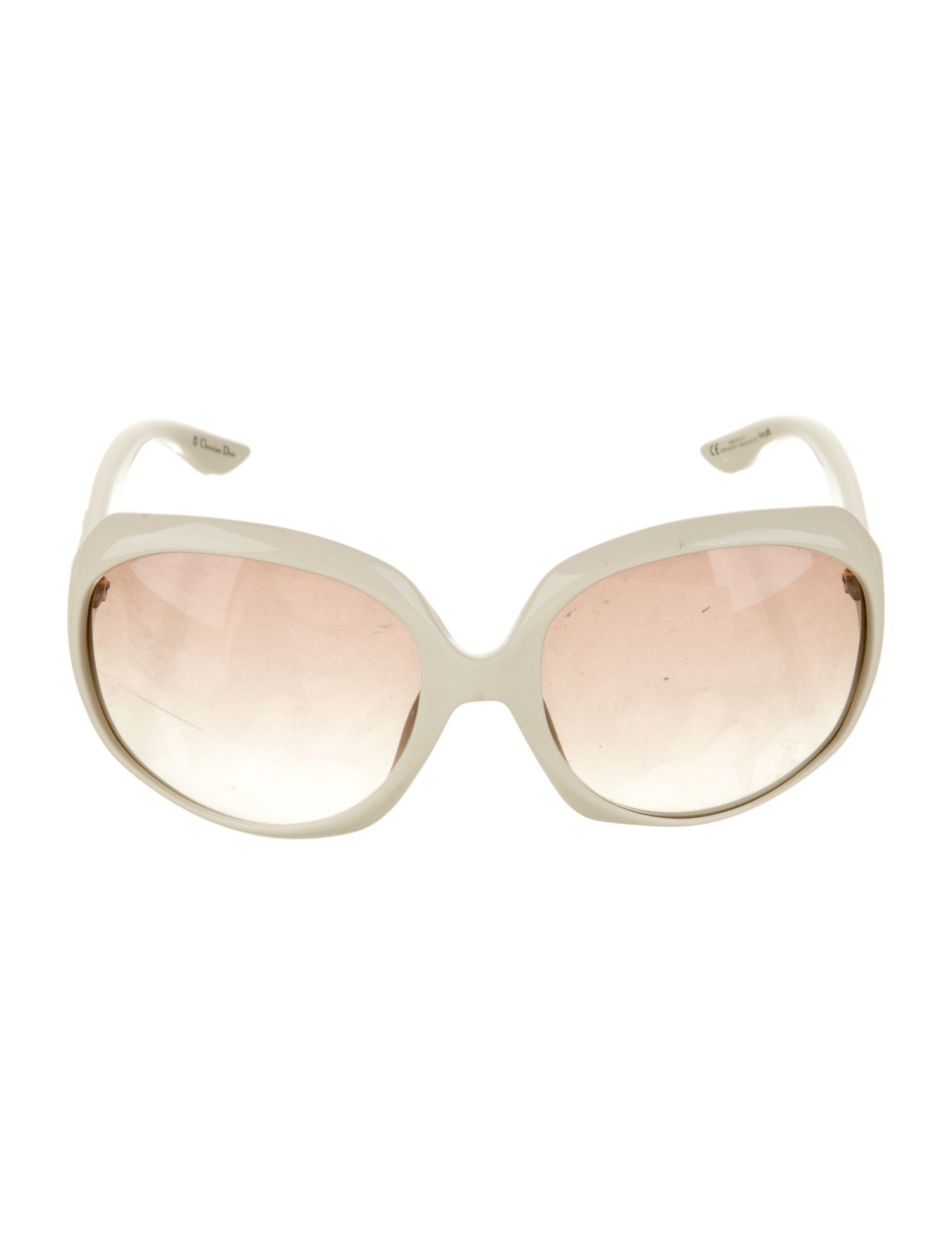 Christian Dior MissDior Faux Pearl Accents Sunglasses - Gold