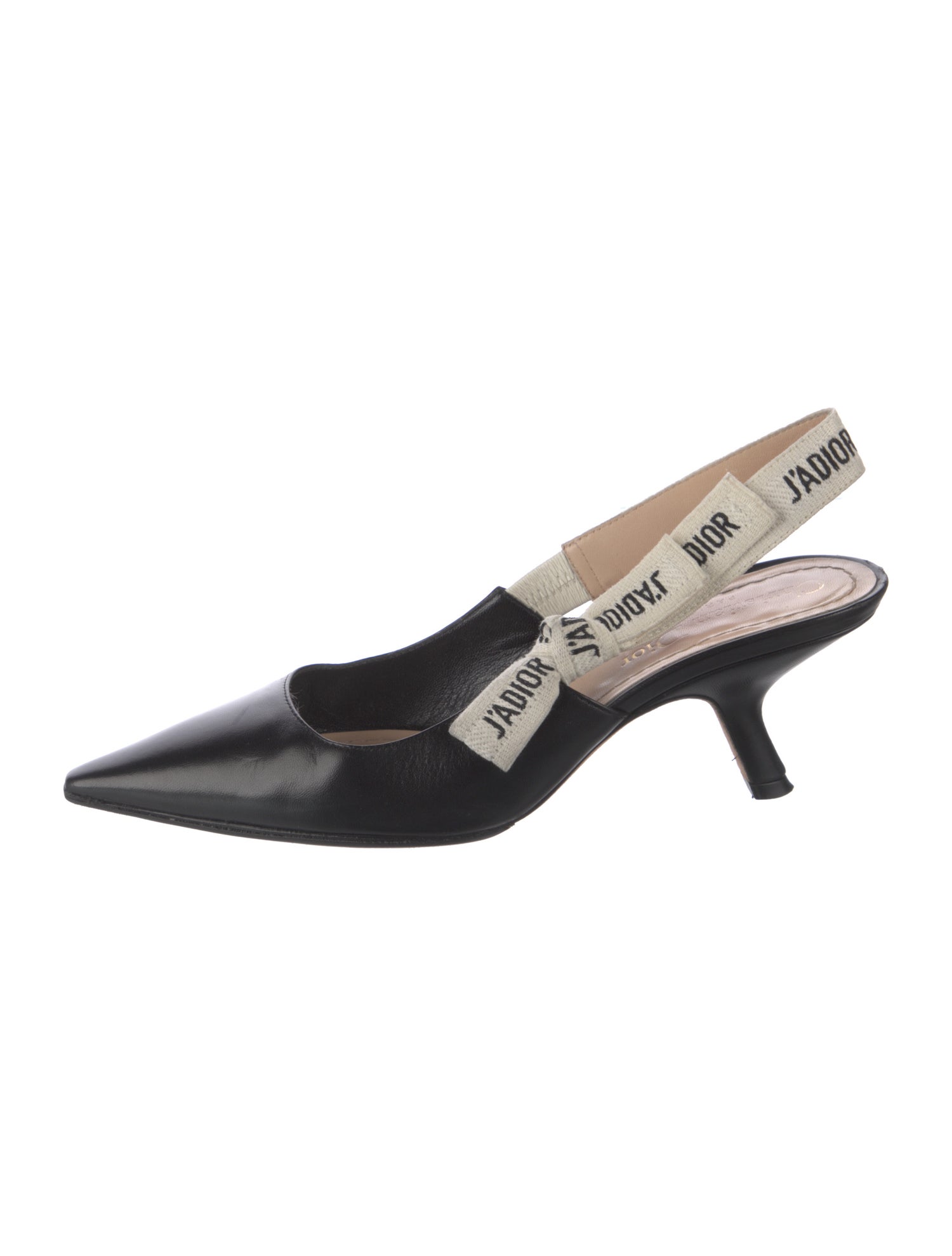 Christian Dior Leather Slingback Pumps