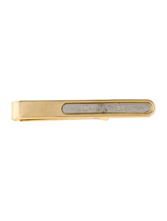 Christian Dior Vintage Two-Tone Tie Bar